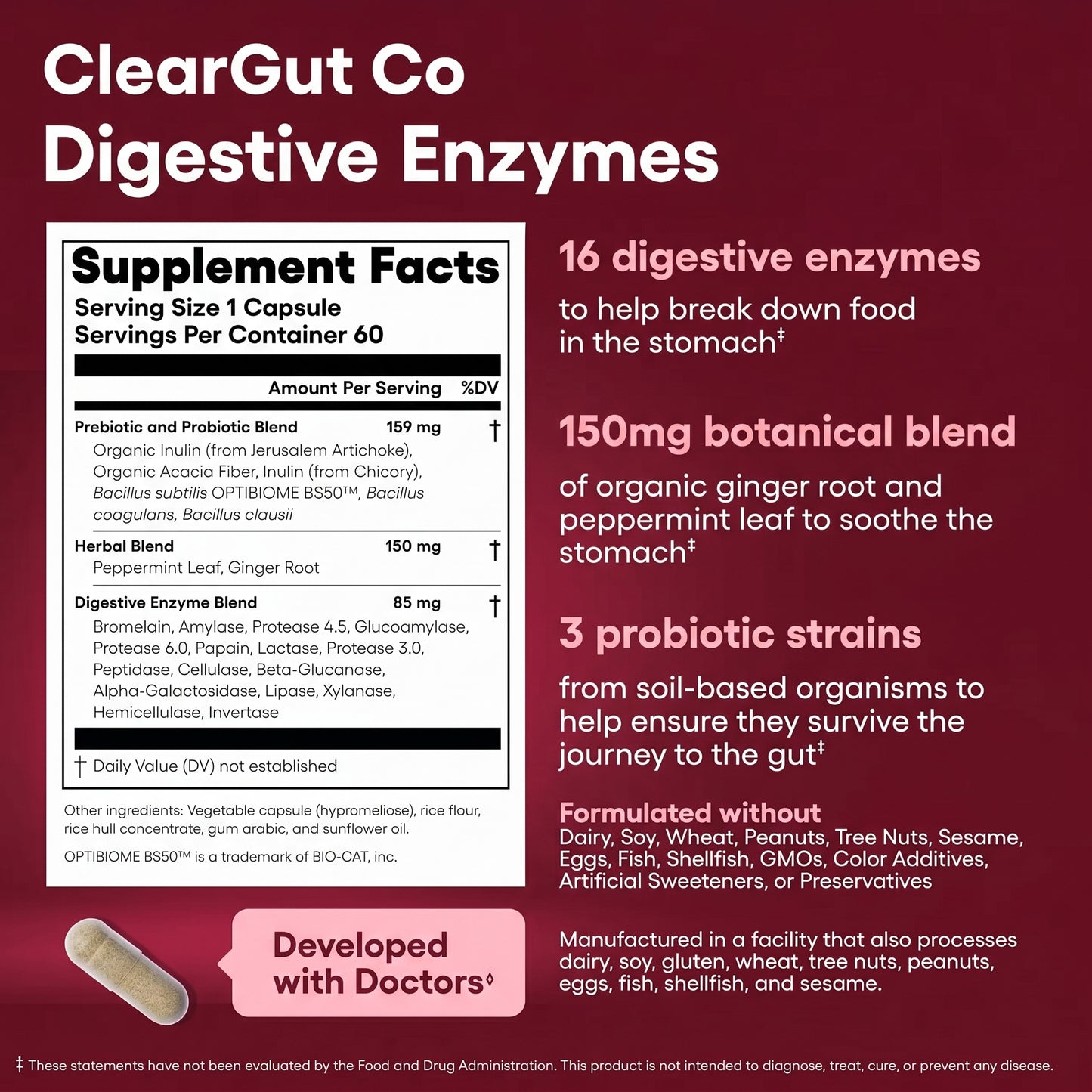 ClearGut Digestive Enzyme