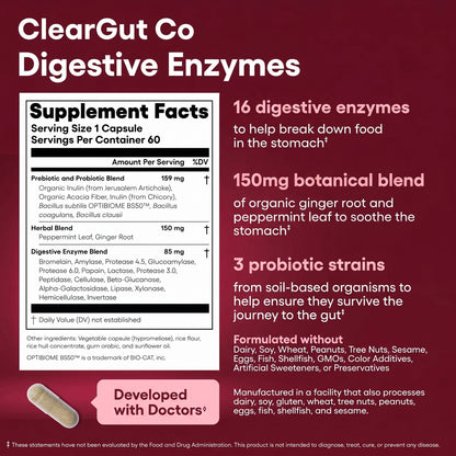 ClearGut Digestive Enzyme